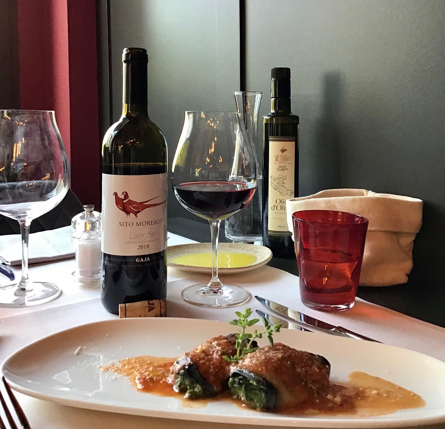 Auberginen Involtini - Restaurant Grand’in Osteria