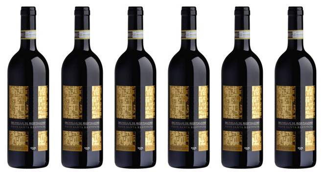 Brunello Jahrgangsvertikale