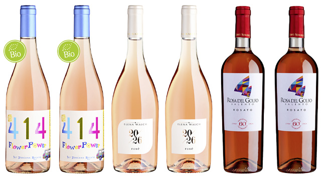 La diversité du Rosé - Carton de dégustation